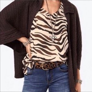 Cabi Zebra top size M